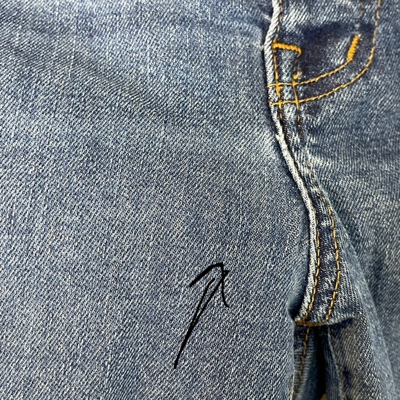 Madewell 10" High-Rise Skinny Jeans in Mackey Wash Size 27 Button-Front Edition - Picture 7 of 13